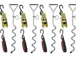 Alternative to Weights for Gazebo and Party Tent legs - Set of FOUR ground stake