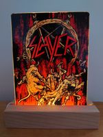 Slayer Hell Awaits LED USB Light . H 19cm  W 13cm