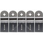 Multi Tool Blades 35mm Wide Bi-Metal For Wood, Plastic And Soft Metals 5 pack