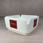 DUNHILL Vintage 1960s Cigarettes Branded Ashtray Wade Ceramic Cream Red
