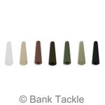Tail Rubbers Carp Fishing Tackle Rubber Rig Cones Fits Safety Lead Clips (JE)