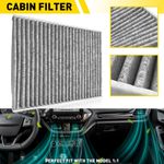 Carbon Cabin Pollen Odour Filter For Ford Fiesta Mk5 Mk6 Mk7 2092437 2495322 UK