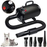 2800W High Velocity Dryer Pet Hair Dryer Grooming Hairdryer Fur Blower Blaster