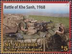 VIETNAM WAR 1968 Battle of Khe Sanh US Marines on Lookout Duty Stamp