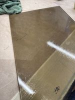 Brown Glass Sheet 29cm x 50cm x 0.6mm Thick Glass Sheet Stained Glass Sheet