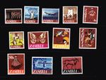 Zambia: 1968, Decimal Currency Definitive Set, MNH