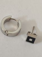 Vintage Ben Sherman Two Mens Earrings Stud & Hoop set in Box Brand new original