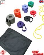 Resistance Bands Exercise Sports Loop Fitness Home Gym Yoga Latex Set Single