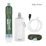 4000L Water Purification Filtration Portable Camping Filter 480ml Survival Kit