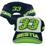 Bastianini 33 MotoGP Cap Men's Navy Bestia Hat - New