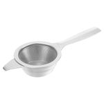 1 Pcs Tea Infuser Filter with Handle Tea Strainer for Loose Leaf Tea, Silver