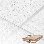 SUSPENDED CEILING TILES Fine Fissured Surf ND Board 1195mm x 595mm 1200 x 600mm