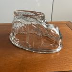 Vintage Glass Jelly Mould Rabbit  Large