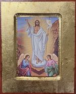 Icon of Resurrection of Jesus Christ - Catholic 13cm x 10.5cm