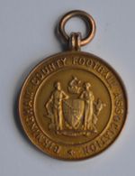 Birmingham County Football Association Junior Cup Gold Fob 1935-36  9ct Hallmark