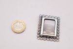 Charming Antique Silver Miniature Photograph Frame Hallmarked Birmingham 1900