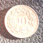 Switzerland 10 Rappen Coin 1964 Confoederatio Helvetica Uncertified