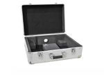 DJ LP Deck Turntable Aluminium Storage Flight Carry Case - Lightweight, Silver