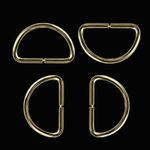 D Rings 30mm Steel Metal Buckles Non-Welded for Webbing Straps Collars & Belts