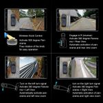 .360 Degree Surrounding Camera System Waterproof Night Vision 170° Wide Angle