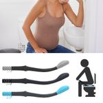 Toilet Aid Wiper Self Assist Bathroom Bottom Butt Wipe Helper Wand Long Reach