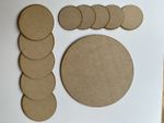 Circle MDF Art Boards