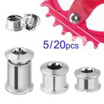 5/20Pc Bicycle Chainring Bolts Screws M8 MTB Road Bike UK