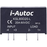 KUDOM SSR 20 A PCB MOUNT, MOSFET 10-28VDC KSL60D20-H