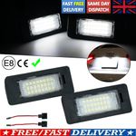 2X FOR AUDI TT MK2 A4 S4 B8 A5 LED LICENSE Number Plate Light Error Free