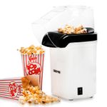 GEEPAS 1200W Popcorn Maker Machine Fat Free Hot Air Large Popper Electric