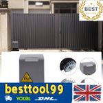 Sliding Gate Opener Electric Driveway Motor Kit 1200KG 550W w/ Remotes + Sensor