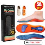 Heavy Duty Orthotic Arch Support Insoles, Shock Absorbing Orthopedic insoles New