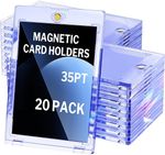 35/55/75/100/130/180 PT Magnetic Card Holder Hard Acrylic Trading Card Protector