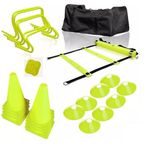 Agility Speed Hurdles Ladder Cones Marker Set Football Training Sports Equipment