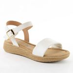 Heavenly Feet White Sara Sandals