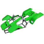 NEW front rear fender set Yamaha Banshee plastic body 1987 - 2012 GREEN OEM Rep