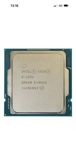 NEW Intel Xeon E-2334 Quad-Core 3.4GHz 8MB FCLGA1200 65W CPU Processor SRKN6