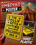 Embossed Plastic Poster The Jolly Boys Outing Only Fools and Horses Style