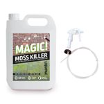 Magic Moss Killer with Trigger Hose Patio Roof Driveway Algae Remover 5L 10L 20L