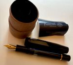 KAWECO CLASSIC SPORT PISTON FILLER FOUNTAIN PEN BLACK AND GOLD