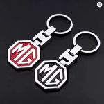 MG Double sided Durable Metal Key Ring Keychain