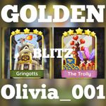Gringotts & The Trolly :- Golden Blitz Mono_Poly_Go Sticker