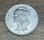 RARE 1913 Silver (0.835) 50 Centavos Coin Portugal KM561 Lovely Coin