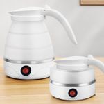 600ML Foldable Electric Kettle Portable Camping Kettle Travel Kettle Silicone