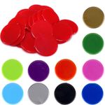 22mm Plastic Counters (Select colour) / Tiddlywinks Checkers Board Games Tokens