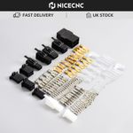 For Yamaha RD125 RD200 RD250 RD350 RD400 Wire Loom Plugs Bullets Connectors Kit