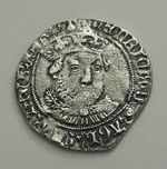 Henry VIII Hammered Groat Facing Portrait Tower 1544-47 Coin WRL Westair