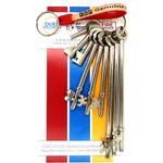 Fire Brigade Products SET9FOB Set of 9 Genuine Fire Brigade Keys With Sec Fob