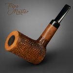 Mr. Brog HAND MADE WOODEN SMOKING LARGE PIPE FOR TOBACCO  302 Dunkan Duke  Brown