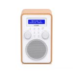 LOGIK L60DAB25 Portable DAB+/FM Radio - White & Woodgrain
